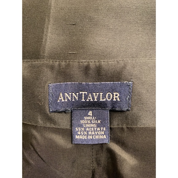 Ann Taylor Black Silk Pants Women’s Size 4 - Picture 3 of 3
